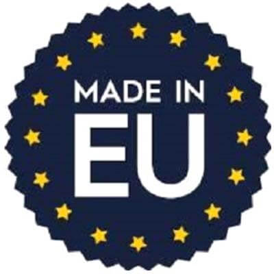 Diseñada y fabricada en la Unión Europea